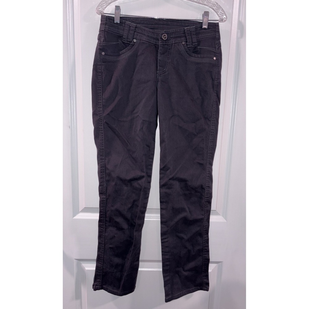 Kühl Pants Women's 4R Gray Straight Kühl-Dry Outdoors Hiking ~30" Inseam